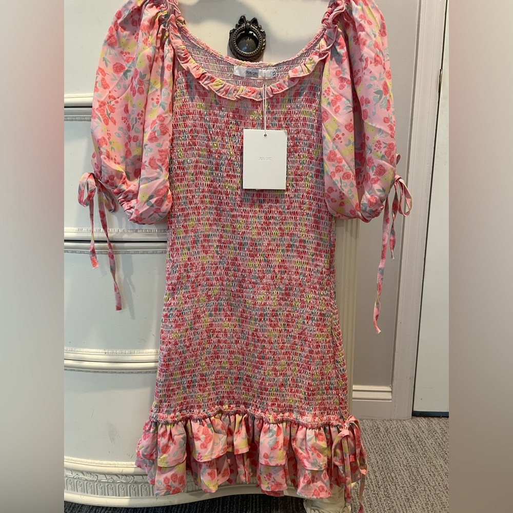 NWT 70/21 Smocked mini dress